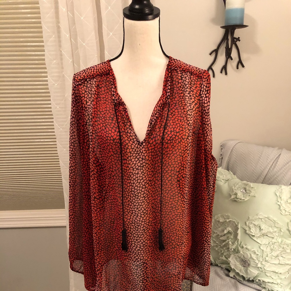 SALE‼️Gently Used Lane Bryant Shear Top